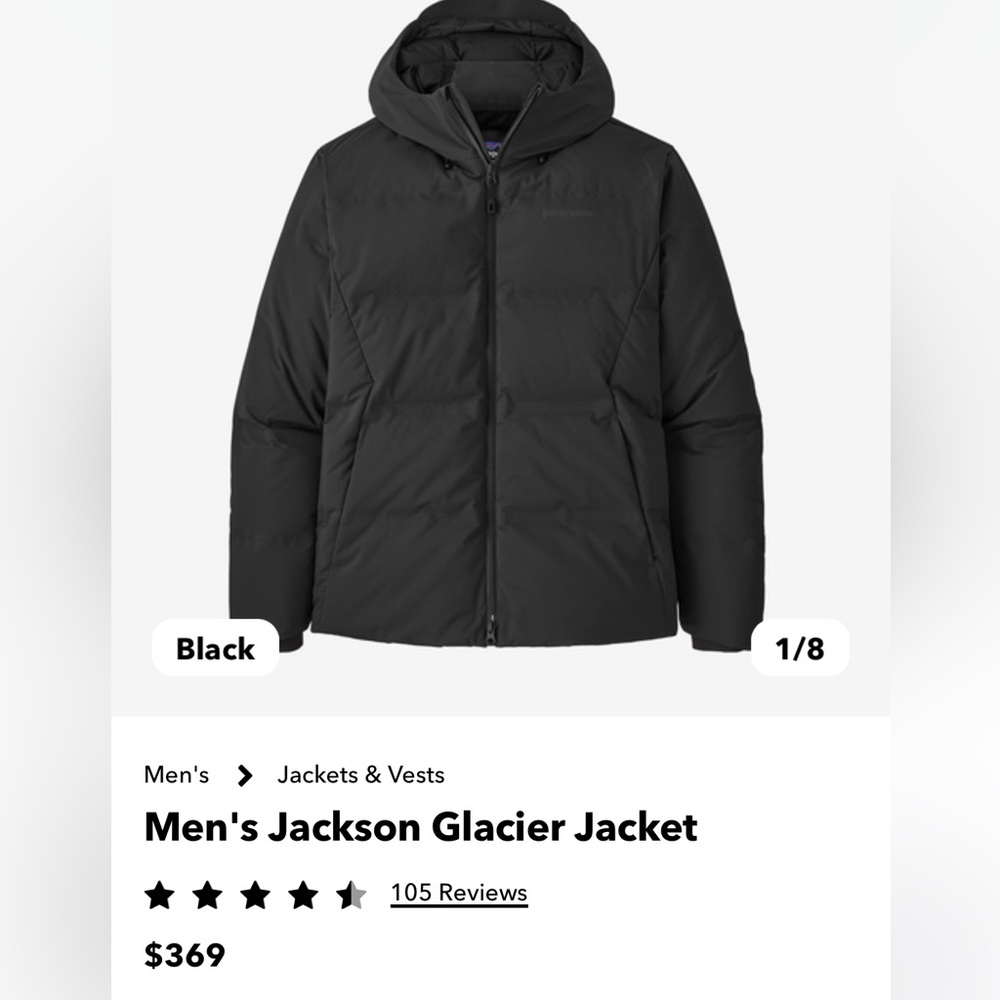 Patagonia Men’s Jackson Glacier Down Jacket